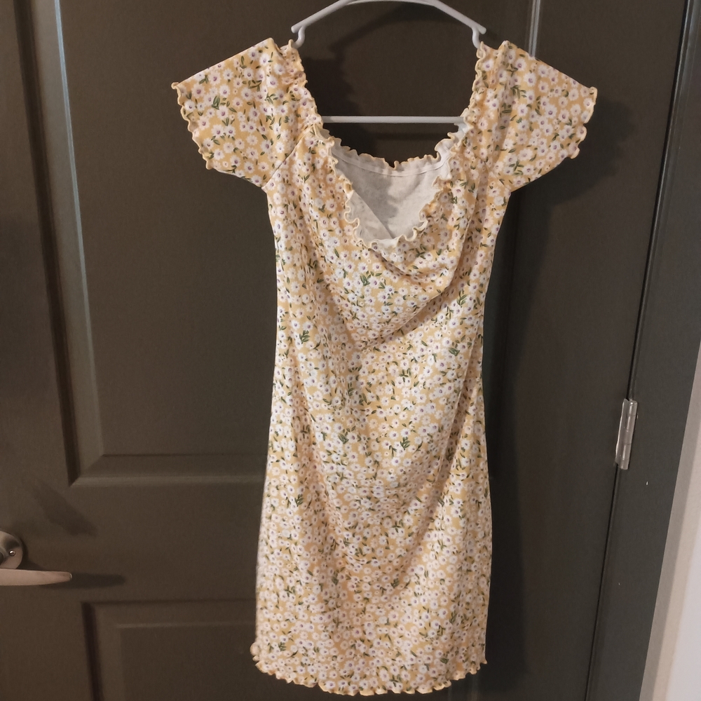 Floral Yellow Dress